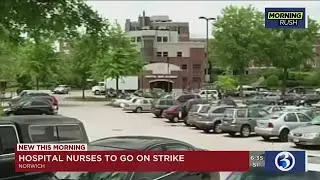 VIDEO: Nurses strike at Backus Hospital over failed contract negotiations