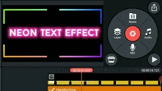 Neon Border Black Screen ||👌Neon Border Effect In (kinemaster)💥