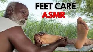 ASMR || BEST FEET CARE MASSAGE | BABA KALLU BEST TECHNIQUES SKILLS MAKE YOU FEEL RELAXED |