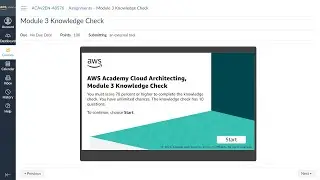 Module 3 Knowledge Check | AWS Academy Cloud Architecting | Adding a Storage Layer