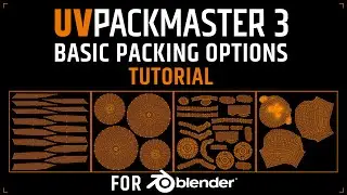 UVPackmaster 3 for Blender [Tutorial 3]: Basic packing options.