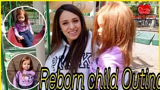 Reborn Child Autumn Outing to the Park and Lunch with Reborn Mommy and Dad