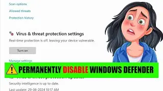 How to permanently disable windows defender from windows 11 2024