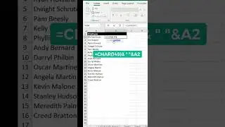 How to add bullet points in excel 