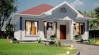 (126  SQM) BUNGALOW HOUSE DESIGN l SIMPLE 3 BEDROOM HOUSE