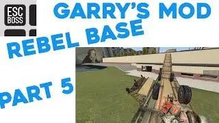 Garry's mod rebel base part 5 // elevator and monorail