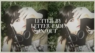 letter by letter fade in/out tutorial on alight motion !