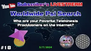 ▶️Subscribers Livestream #18▶️ Search for Psi Practitioners w/ Trebor 7 & Mad Cat Sphere + Live Q&A