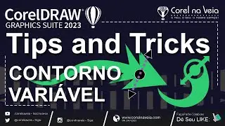 Tips and Tricks CorelDRAW 2023 Usando Contorno Variável