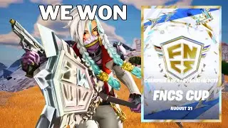 WE WON THE CHAMPION KYRA FNCS CUP (INSANE)