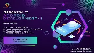 Introduction to Android Development - II