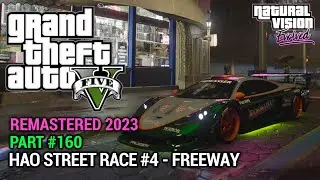 GTA 5 NVE 100% Gameplay Walkthrough Part 160 - Hao Street Race #4 - Freeway