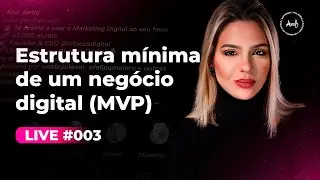 LIVE #003 - A Estrutura mínima de um negócio digital (MVP)