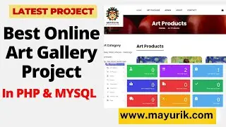 Art gallery management system project in php | Online art gallery website | Source Code & Projects