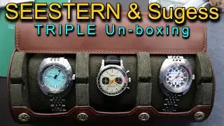 SEESTERN & Sugess DOXA and Breitling Homage - Triple Unboxing $179 Mechanical Chrono and Divers