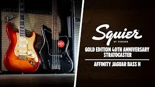 Peach Picks | Wolves of Winter - Squier 40th Anniversary Stratocaster / Squier Affinity Jaguar Bass