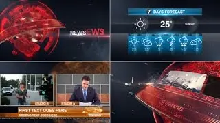 Broadcast Design News Package (After Effects template)