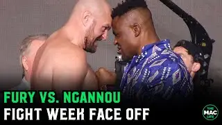 Tyson Fury vs. Francis Ngannou Face Off Pre-Fight Presser