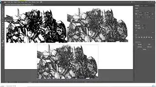 How to Convert Photo to sketch line art drawing in Photoshop Illustrator