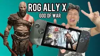 God Of War in Rog Ally X Gameplay Streaming