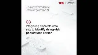 Four potential use cases for generative AI | TED & Optum