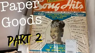 Category Spotlight: Reselling Vintage Paper Goods (Part 2). #shorts