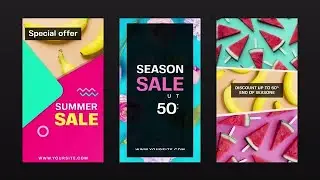 Instagram Sale Promo After Effects Templates