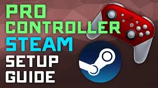 How to Connect Switch PRO Controller to PC with STEAM Drivers