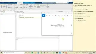 TUTORIAL: How to plot Step Response for a Transfer Function (TF) / Video 1 / Matlab / Control