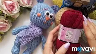 Покупка пряжи на игрушки и мишка Тимофей)