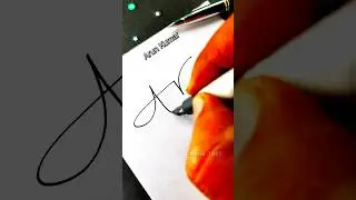 How to sign the name Arun Kumar? #signature