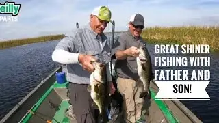 Great shiner fishing Father & Son