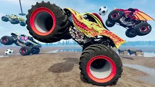 Monster Truck Mud Battle #55 | BeamNG Drive - Griff's Garage