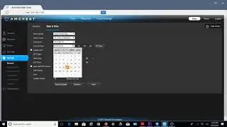 Amcrest Web UI - How to Setup  Date Time and DST