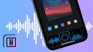 How To Create WaveForm Audio On iPhone | Audio Reacting Waveform Spectrum Video