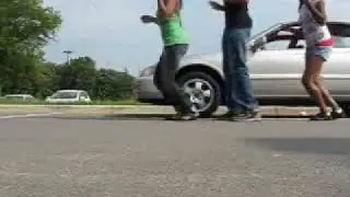 Me, Susan, and Xavier doing the ChaCha Slide