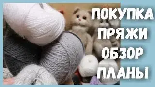 ПОКУПКА ПРЯЖИ, ОБЗОР, ПЛАНЫ#котики/кардиган с капюшоном/