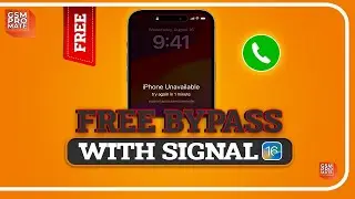 🤯 FREE Bypass With Signal ✅ iOS 16.7.2 - 15xx [NEW TOOL 2024] FIX SIM 💯