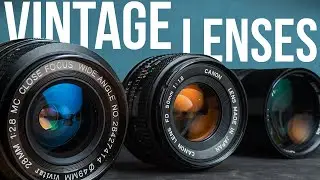 Vintage Prime Lenses - What vintage lenses should you buy for video under $200!!