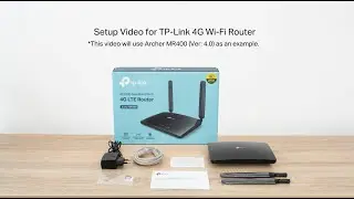 How to Set up TP-Link 4G WiFi Router