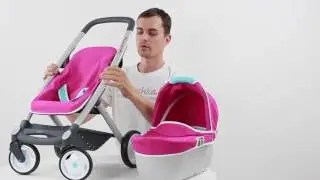 Коляска для кукол 3в1 Maxi Cosi Quinny Smoby 520190