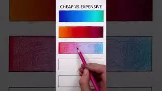 Can You Spot the Difference? CHEAP VS EXPENSIVE Colored Pencil Blending