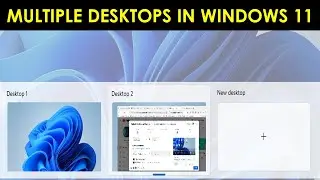 Multiple Desktops in Windows 11 | How to Create Additional Desktops in Windows? | Multi Desktop