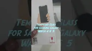 Best Bubble Free Tempered Glass For Samsung Galaxy Watch 4 & Watch 5 | Popio Tempered Glass 