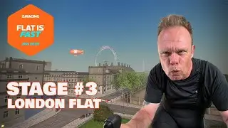 Zwift - ZRacing - Flat is Fast  - Stage 3: London Flat