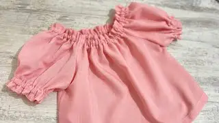 DIY Детское платье без выкройки за 30 минут. Просто и быстро