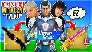 TYLKO MITYCZNY KARABIN EKS-KALIBER CZEMPIONA! *SZALONE* w Fortnite ROZDZIAŁ 4