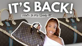 WHATS IN MY BAG? / WHATS IN MY PURSE? 2024 | LOUIS VUITTON SPEEDY 40 | xoxo, Ker-leen