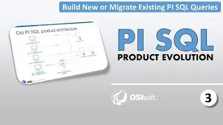 Build New or Migrate Existing PI SQL Queries: PI SQL Product Evolution