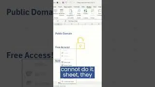 Hide and lock sheets in Excel 